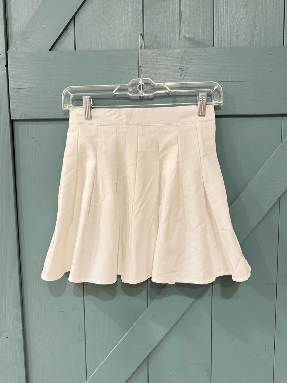 White Pleated Tennis Skirt - Women